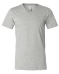 BELLA + CANVAS-Heather CVC V-Neck Tee-3005CVC