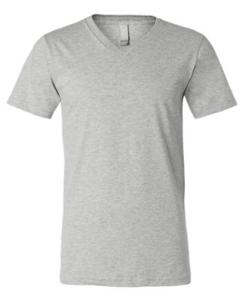 BELLA + CANVAS-Heather CVC V-Neck Tee-3005CVC