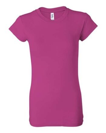 BELLA + CANVAS-Women's Sheer Mini Rib Tee-8701