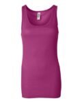 BELLA + CANVAS-Women's Sheer Mini Rib Tank-8780