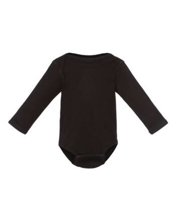 Rabbit Skins-Infant Long Sleeve Baby Rib Bodysuit-4411