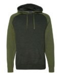 Independent Trading Co.-Raglan Hooded Sweatshirt-IND40RP