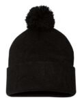 Sportsman-12" Pom-Pom Cuffed Beanie-SP15