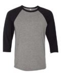 BELLA + CANVAS-Three-Quarter Sleeve Baseball Tee-3200