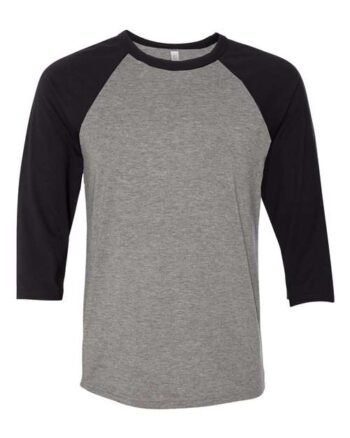 BELLA + CANVAS-Three-Quarter Sleeve Baseball Tee-3200