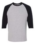Gildan-Heavy Cotton™ Raglan Three-Quarter Sleeve T-Shirt-5700