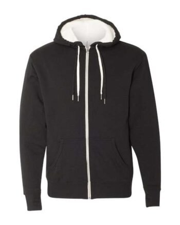 Independent Trading Co.-Sherpa-Lined Hooded Sweatshirt-EXP90SHZ