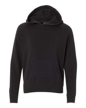 Independent Trading Co.-Youth Lightweight Special Blend Raglan Hooded Sweatshirt-PRM15YSB