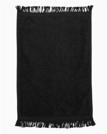 Q-Tees-Fringed Fingertip Towel-T100