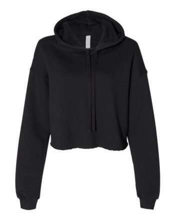 BELLA + CANVAS-Women's Crop Fleece Hoodie-7502