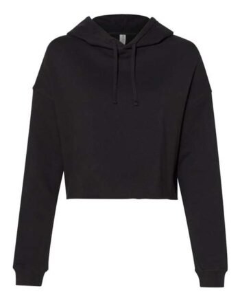 Independent Trading Co.-Women’s Lightweight Crop Hooded Sweatshirt-AFX64CRP