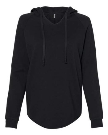 Independent Trading Co.-Women’s Lightweight California Wave Wash Hooded Sweatshirt-PRM2500