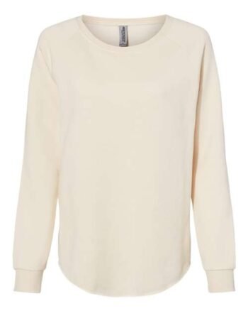 Independent Trading Co.-Women's California Wave Wash Crewneck Sweatshirt-PRM2000