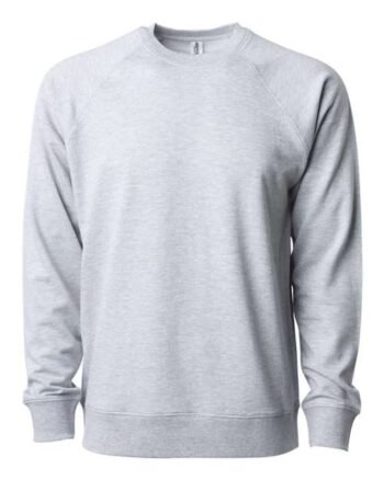 Independent Trading Co.-Icon Lightweight Loopback Terry Crewneck Sweatshirt-SS1000C