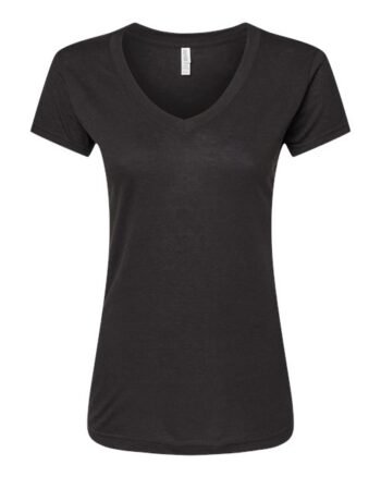 M&O-Women's Deluxe Blend V-Neck T-Shirt-3542