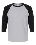 M&O-Raglan Three-Quarter Sleeve Baseball T-Shirt-5540