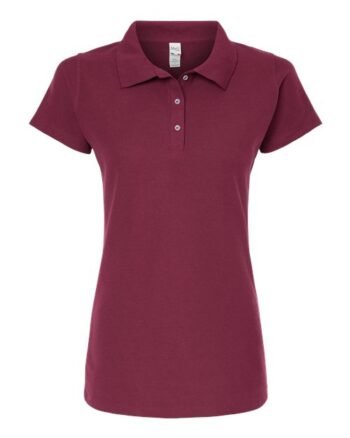 M&O-Women's Soft Touch Polo-7007