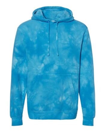Independent Trading Co.-Midweight Tie-Dyed Hooded Sweatshirt-PRM4500TD