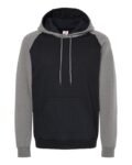 King Fashion-Fleece Raglan Hooded Sweatshirt-KF4042