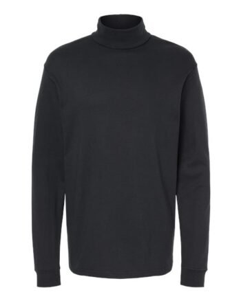 King Fashion-Interlock Turtleneck Long Sleeve T-Shirt-KF4900