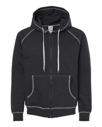 King Fashion-Extra Heavy Full-Zip Hooded Sweatshirt-KP8017